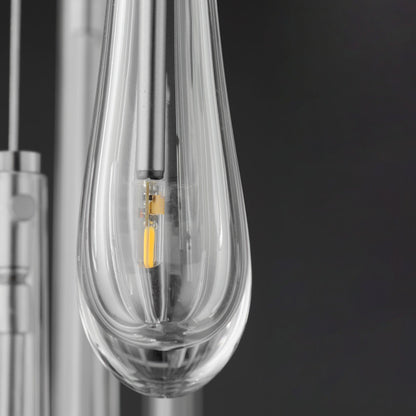 Stillo Square Multi Light Pendant Light in Detail.