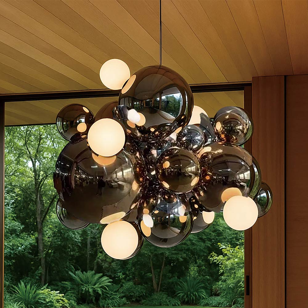Stormy LED Pendant Light in Detail.