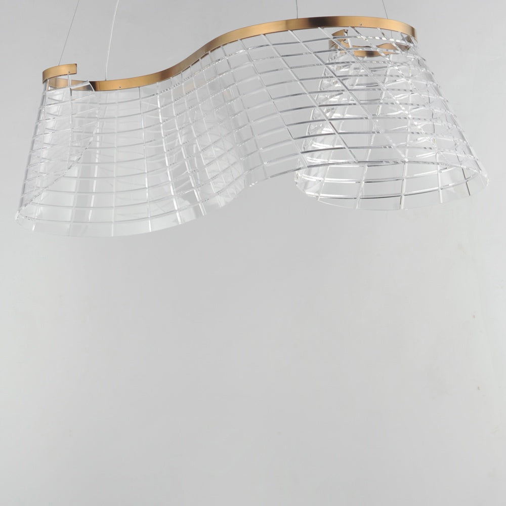 Tartan LED Linear Pendant Light in Detail.
