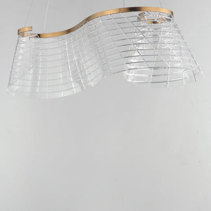 Tartan LED Linear Pendant Light in Detail.