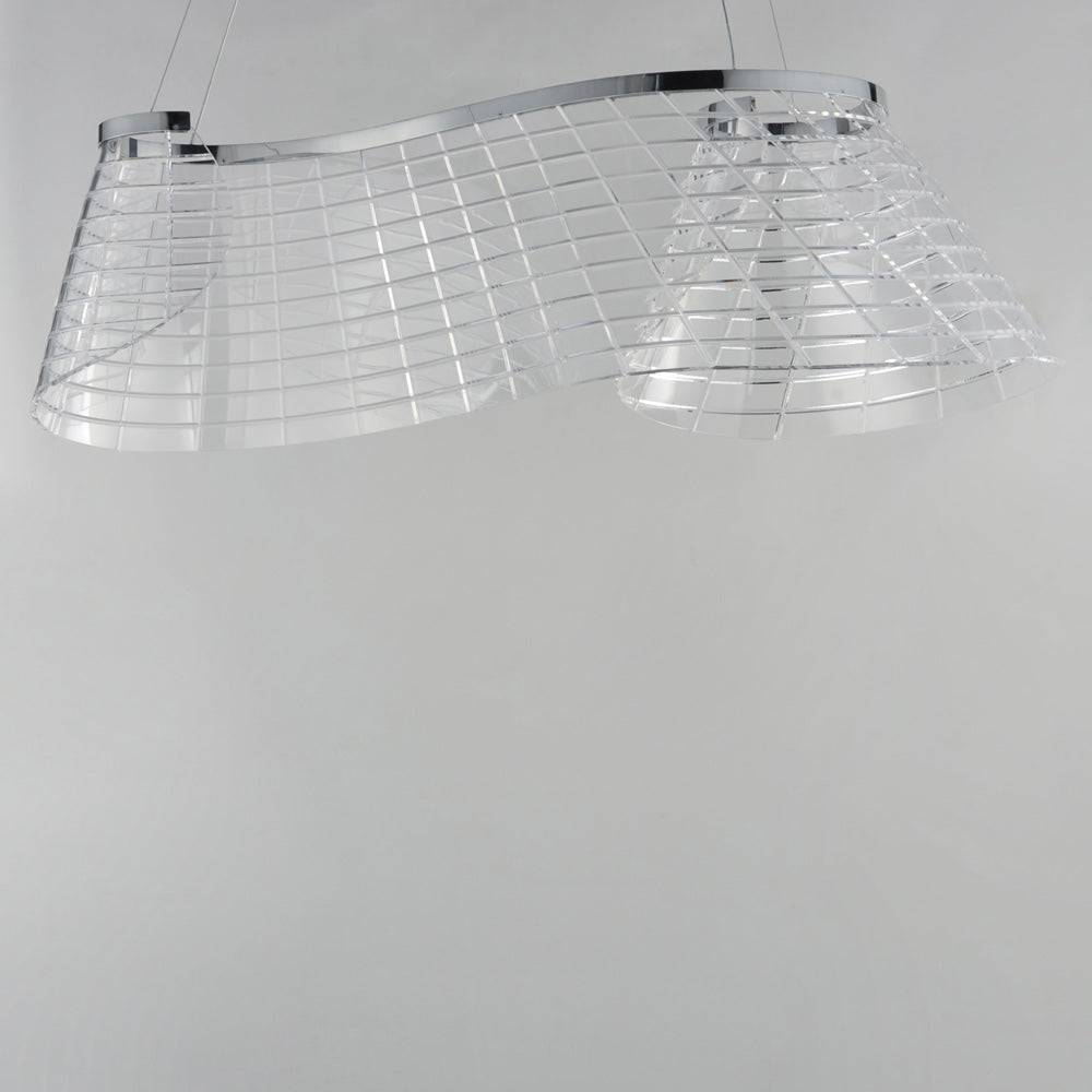 Tartan LED Linear Pendant Light in Detail.