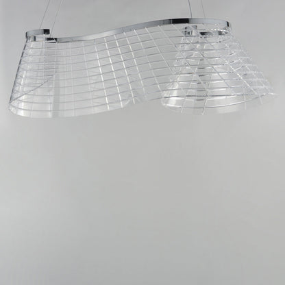 Tartan LED Linear Pendant Light in Detail.