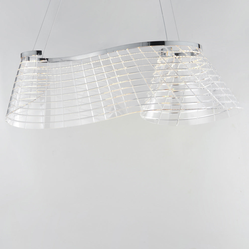 Tartan LED Linear Pendant Light in Detail.