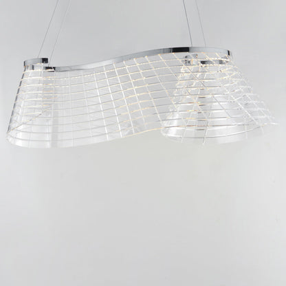 Tartan LED Linear Pendant Light in Detail.