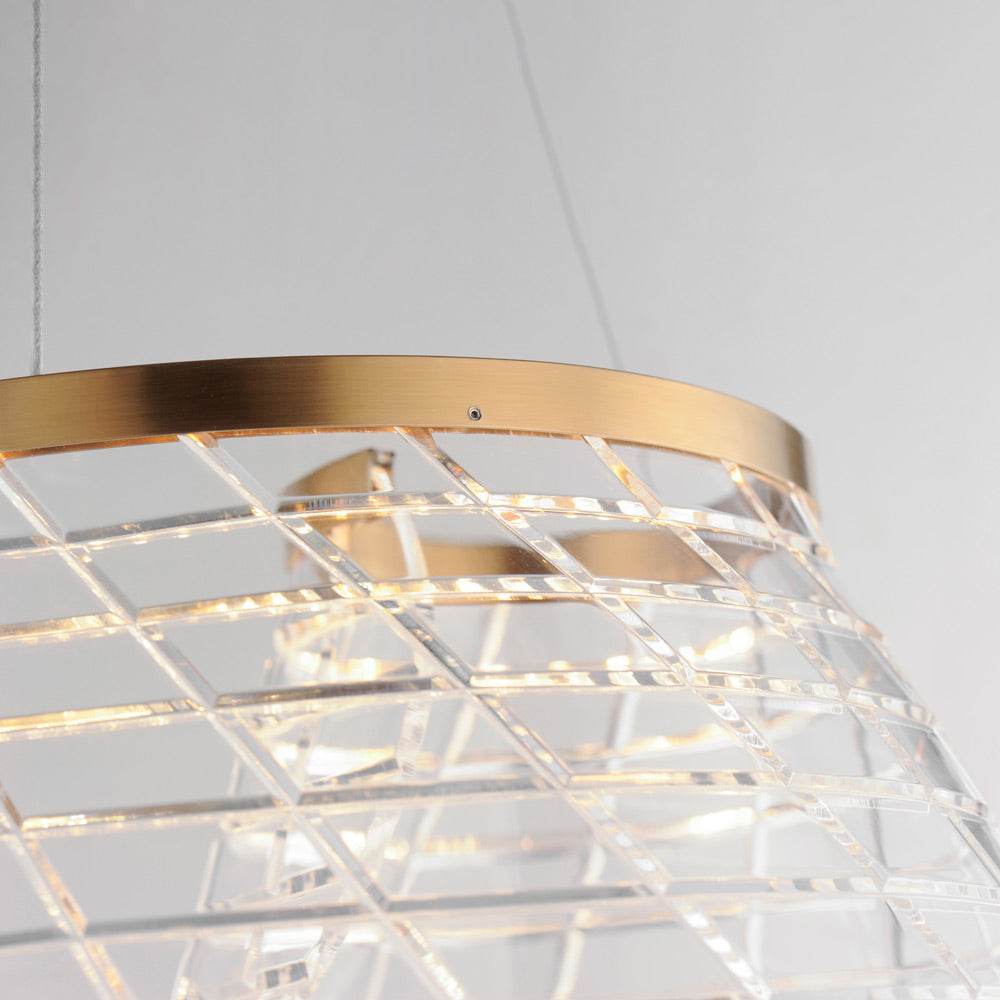 Tartan LED Linear Pendant Light in Detail.
