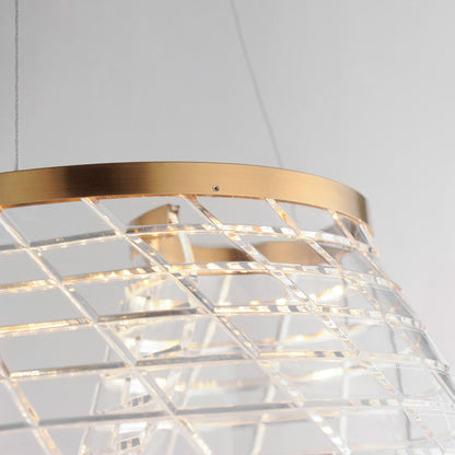 Tartan LED Linear Pendant Light in Detail.