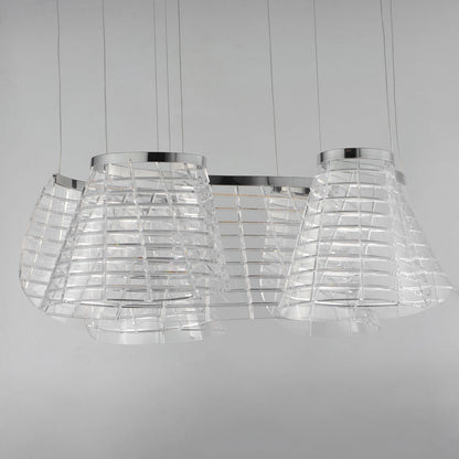 Tartan LED Multi Light Pendant Light in Detail.