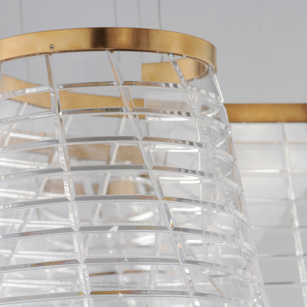 Tartan LED Multi Light Pendant Light in Detail.