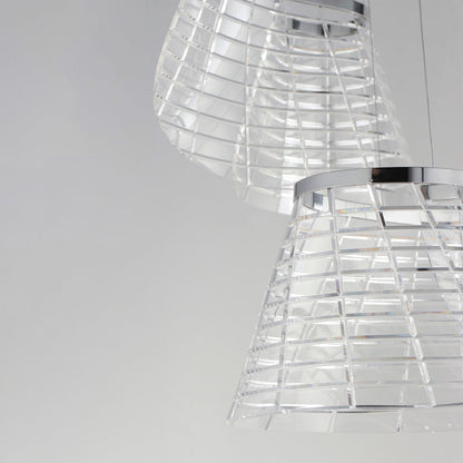 Tartan LED Multi Light Pendant Light in Detail.