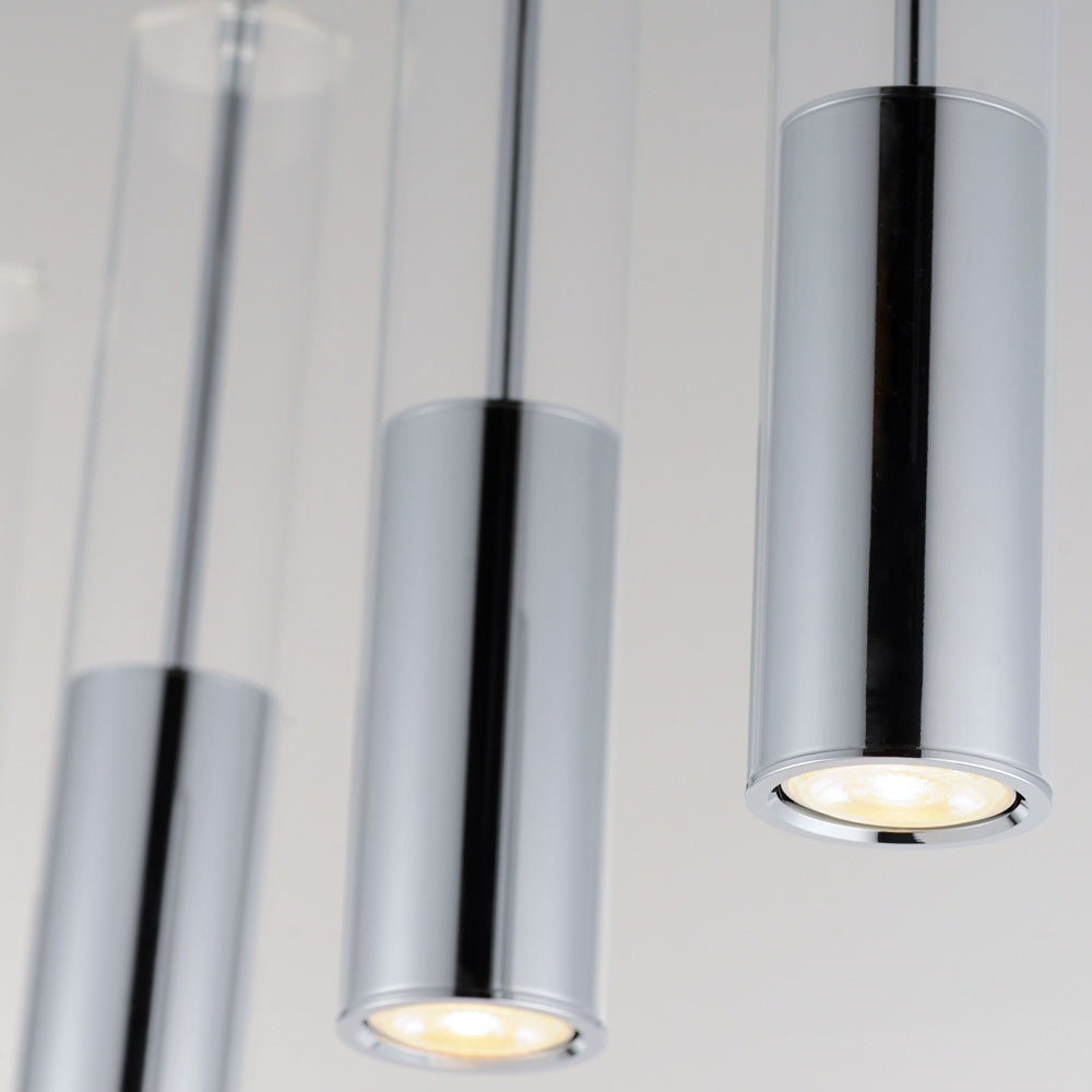 Torch Linear Pendant Light in Detail.