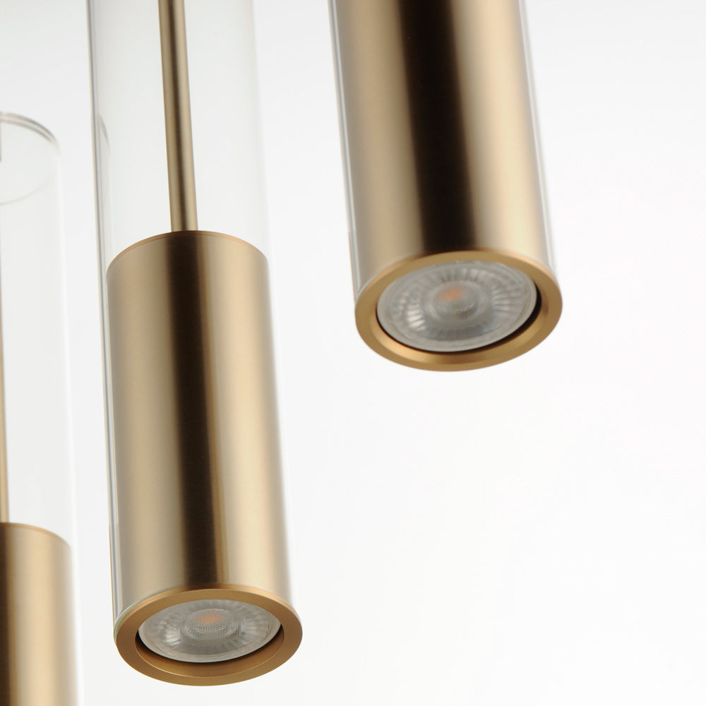 Torch Linear Pendant Light in Detail.