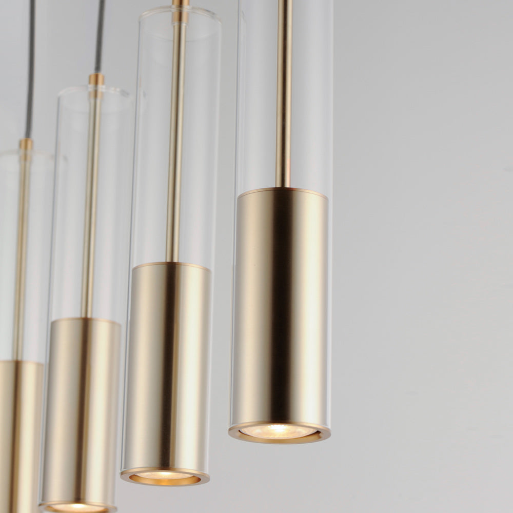 Torch Linear Pendant Light in Detail.
