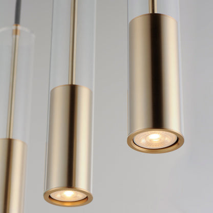 Torch Linear Pendant Light in Detail.