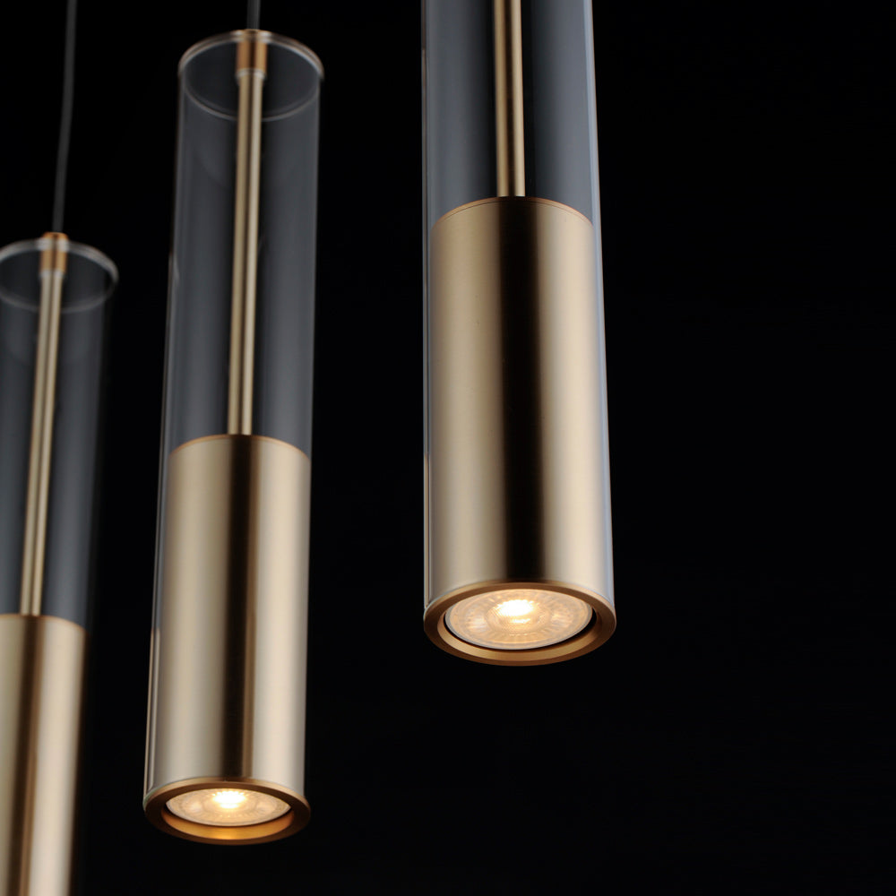 Torch Linear Pendant Light in Detail.