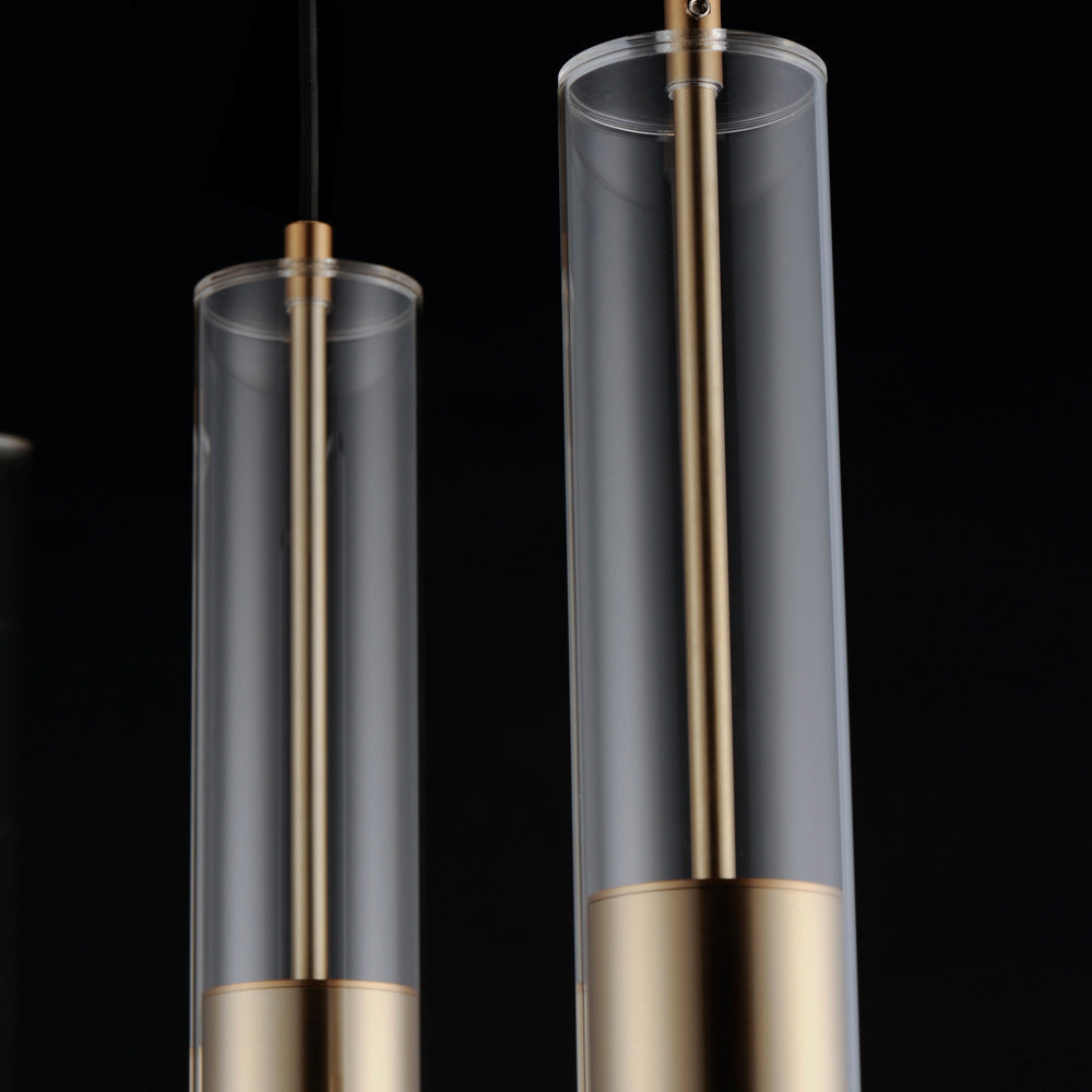 Torch Linear Pendant Light in Detail.