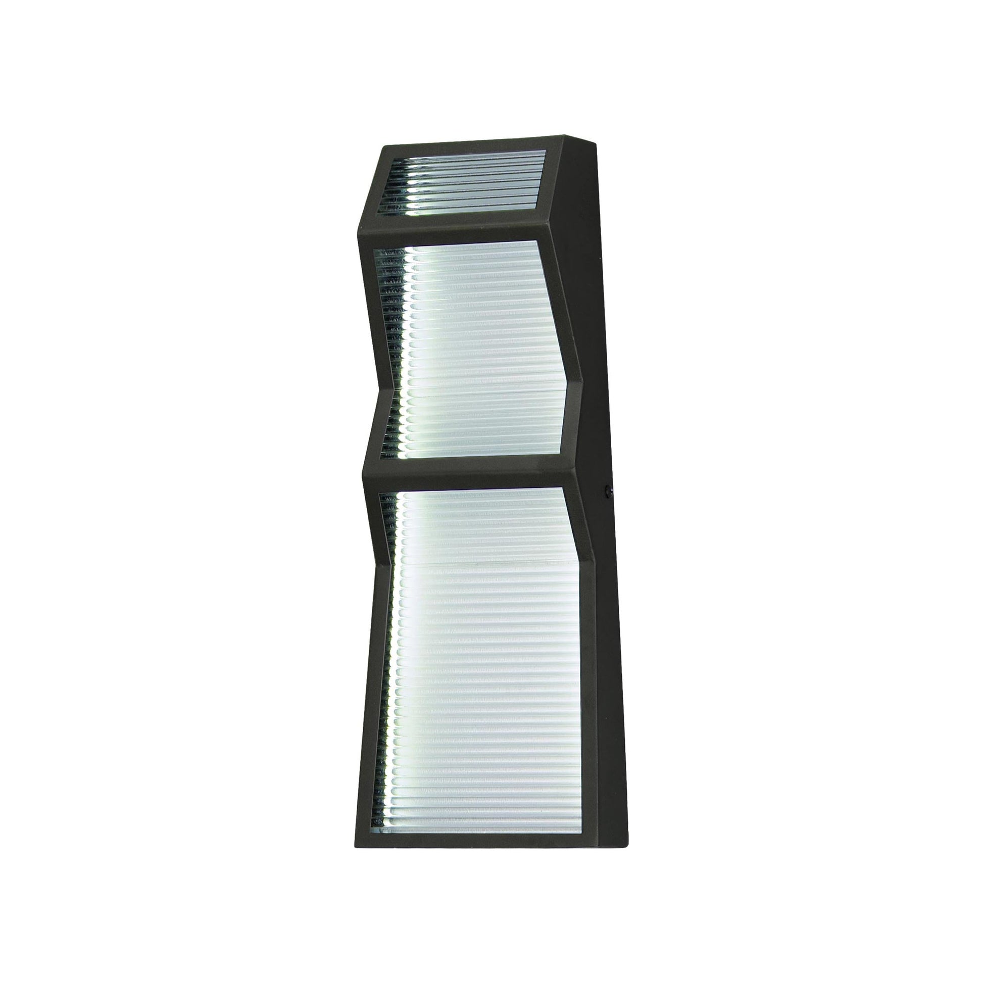 Totem Zigzag Outdoor LED Wall Light.