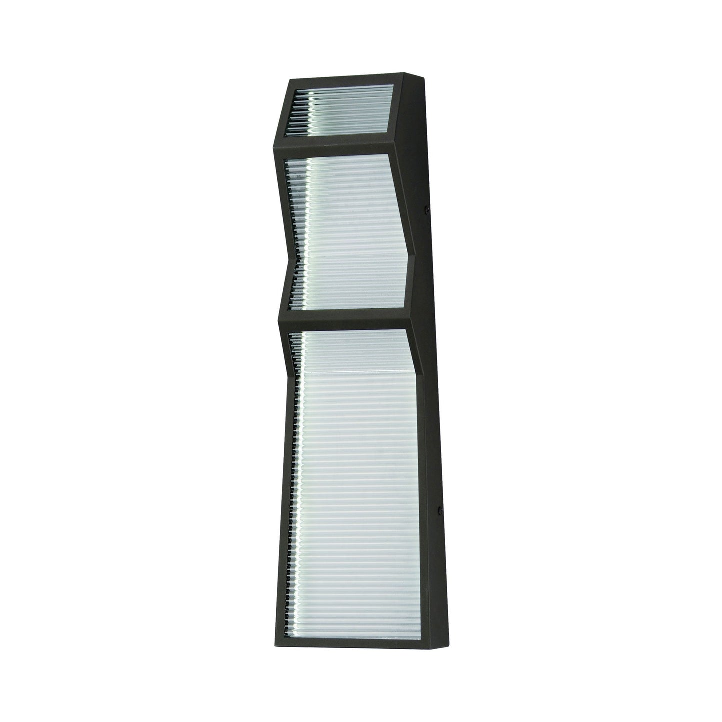 Totem Zigzag Outdoor LED Wall Light (20-Inch).