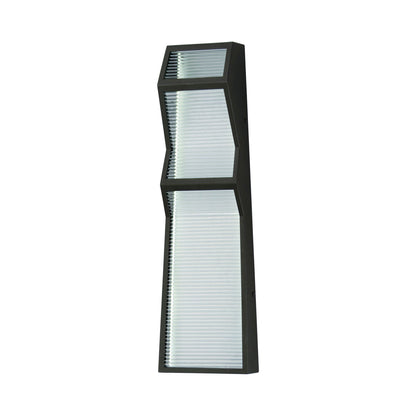 Totem Zigzag Outdoor LED Wall Light (20-Inch).