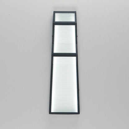 Totem Zigzag Outdoor LED Wall Light in Detail.