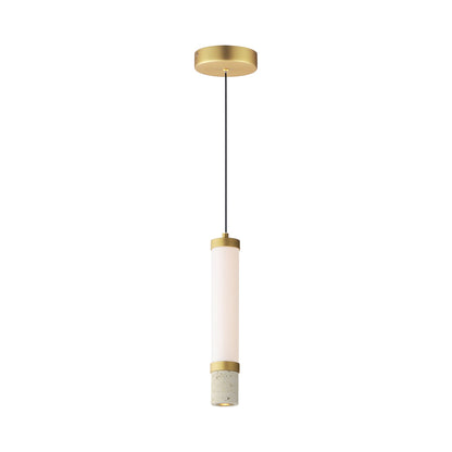 Travertine LED Single Pendant Light.