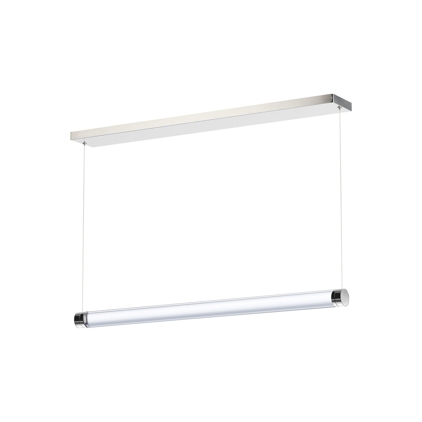 Vanish LED Linear Pendant Light in Brushed Aluminum (36-Inch).
