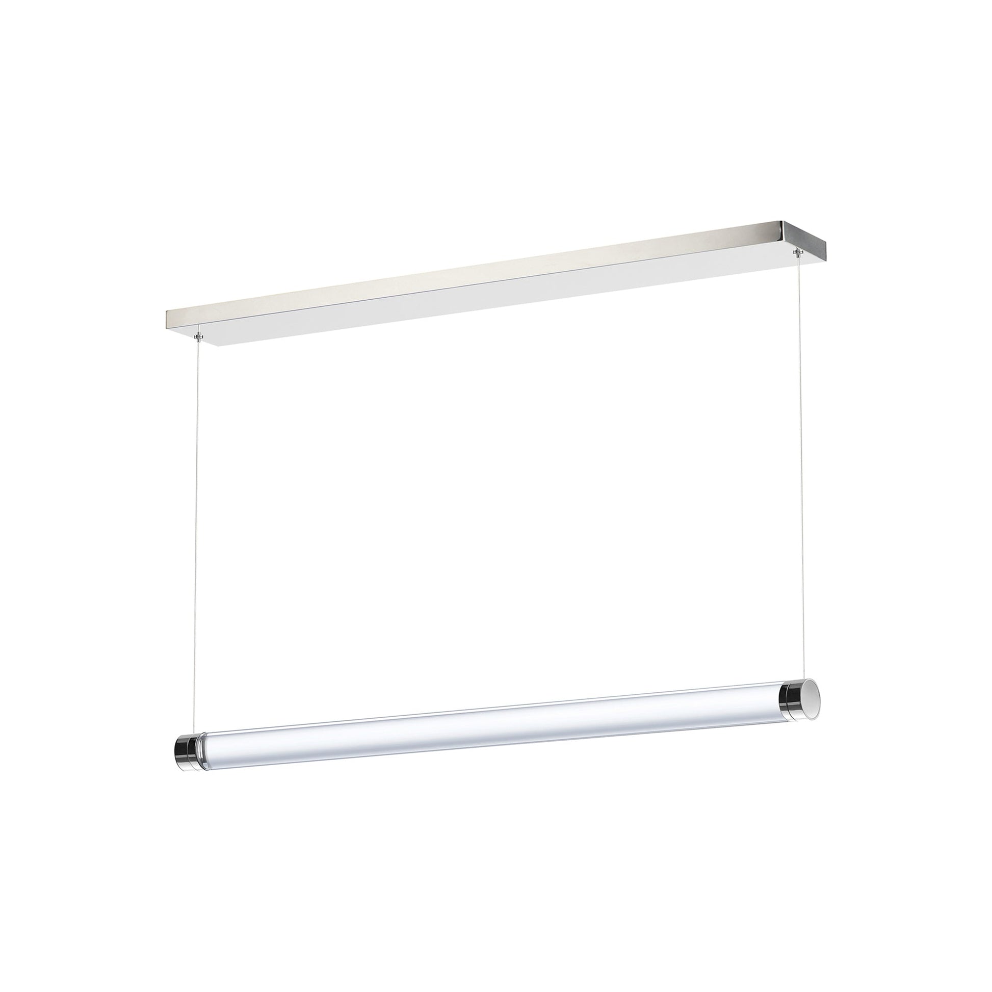 Vanish LED Linear Pendant Light in Brushed Aluminum (36-Inch).