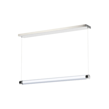 Vanish LED Linear Pendant Light in Brushed Aluminum (36-Inch).