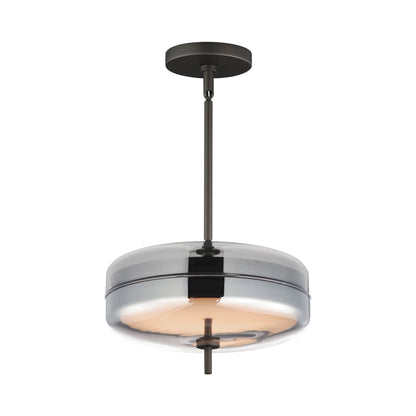 Voto LED Pendant Light in Gunmetal.
