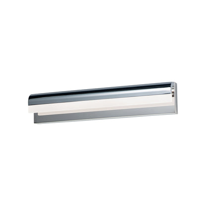 Waterfall LED Bath Vanity Light in Polished Chrome (24-Inch).