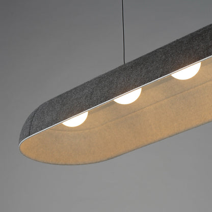Wimbledon LED Linear Pendant Light in Detail.