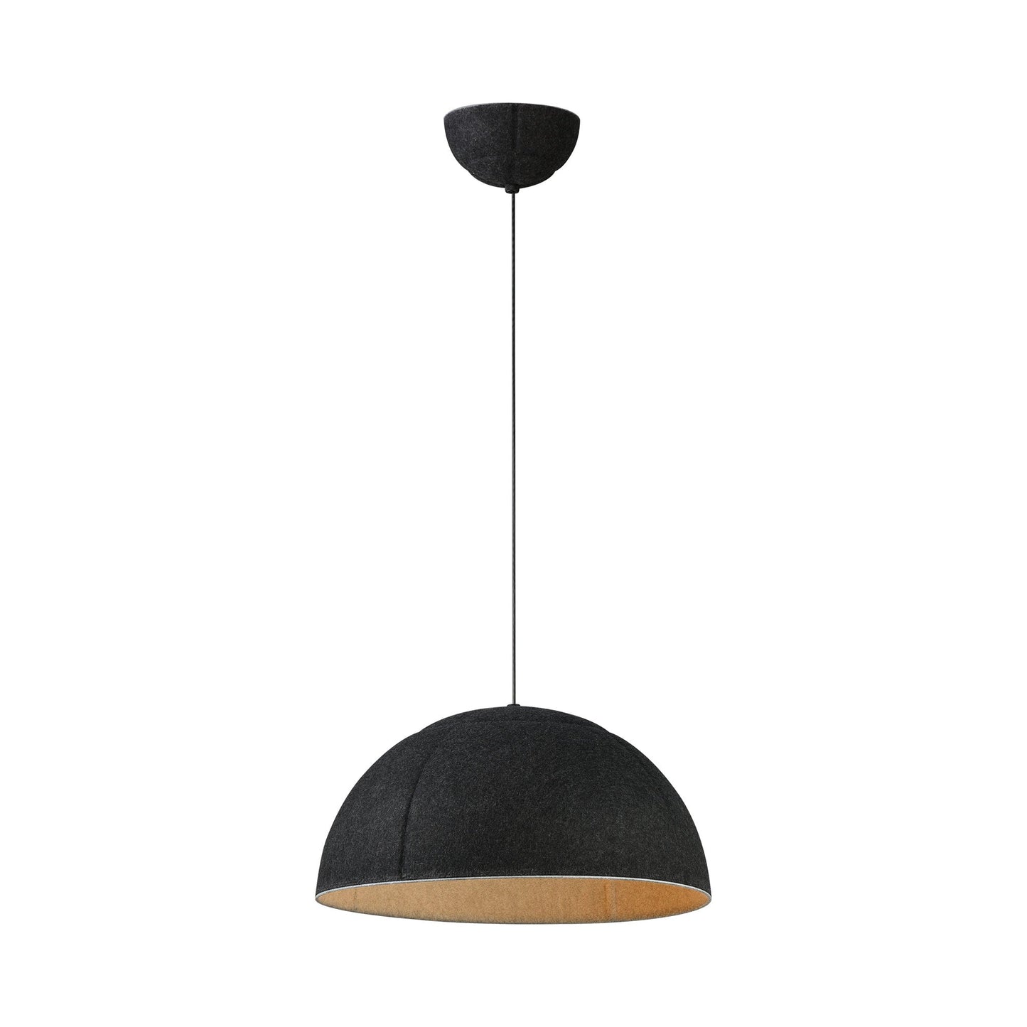 Wimbledon LED Pendant Light in Dark Gray.