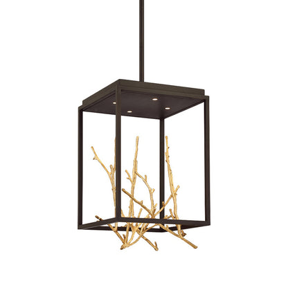 Aerie LED Square Chandelier in Detail.