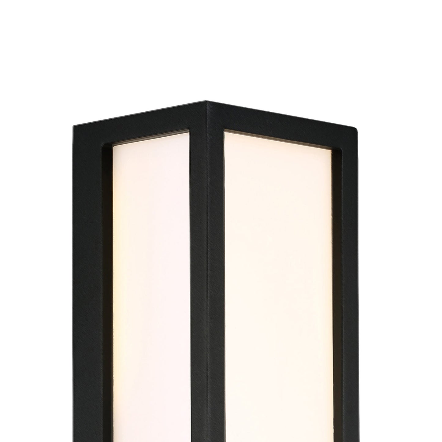 Architectural Outdoor LED Glass Wall Light in Detail.