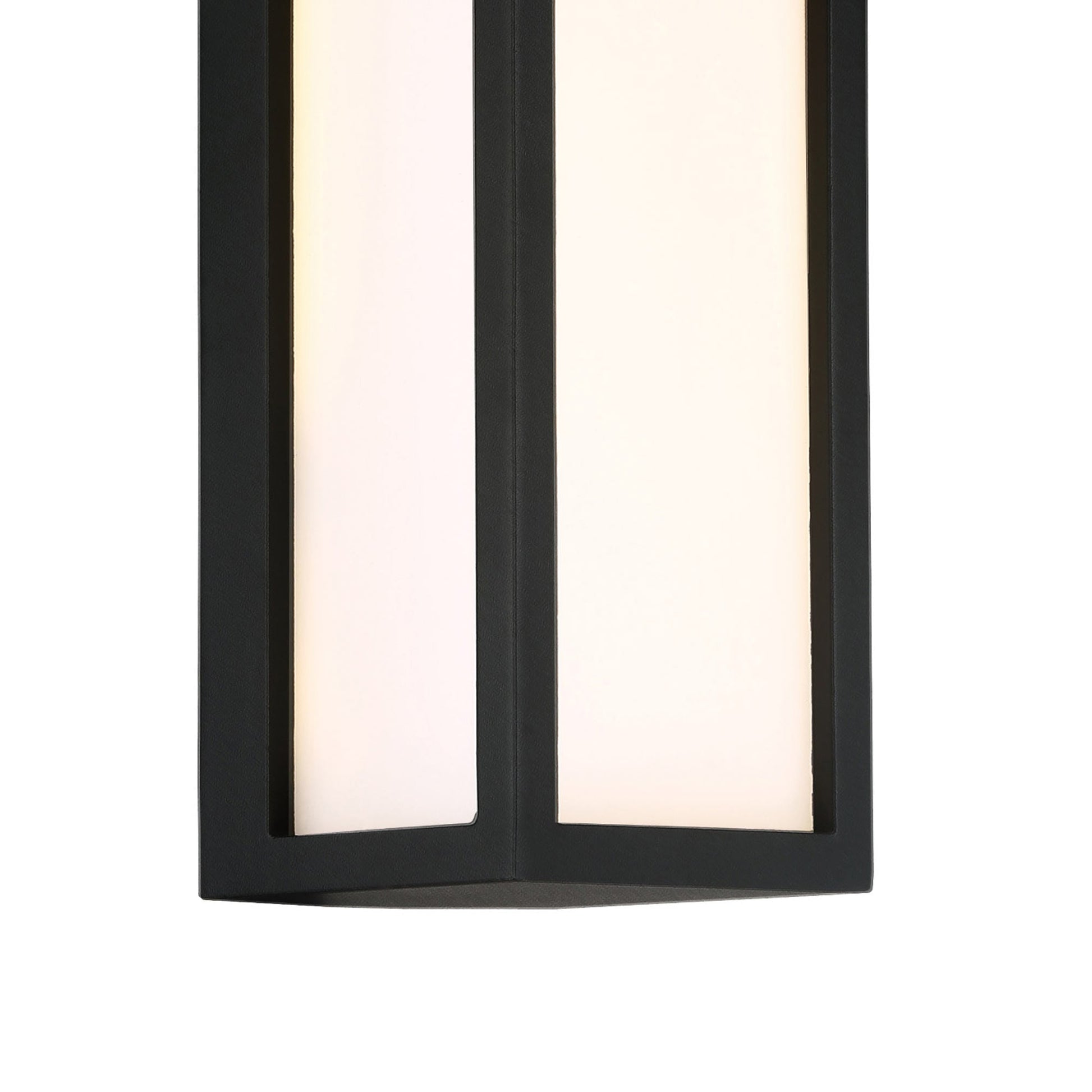 Architectural Outdoor LED Glass Wall Light in Detail.