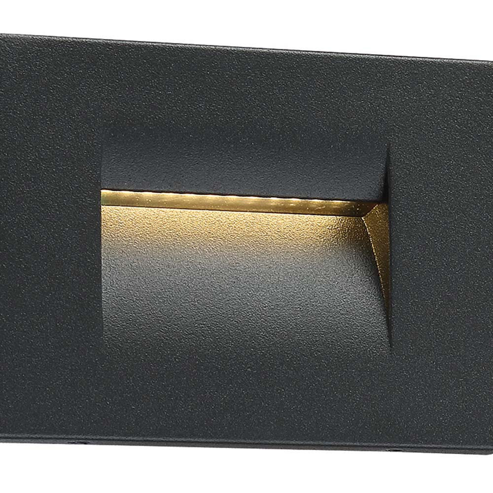 Architectural Outdoor LED Rectangle Wall Light in Detail.