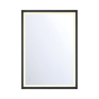 Artell Rectangle LED Wall Mirror in Black (42-Inch).