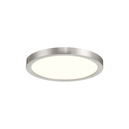 Artemis LED Flush Mount Ceiling Light in Brush Nickel (5.38-Inch).