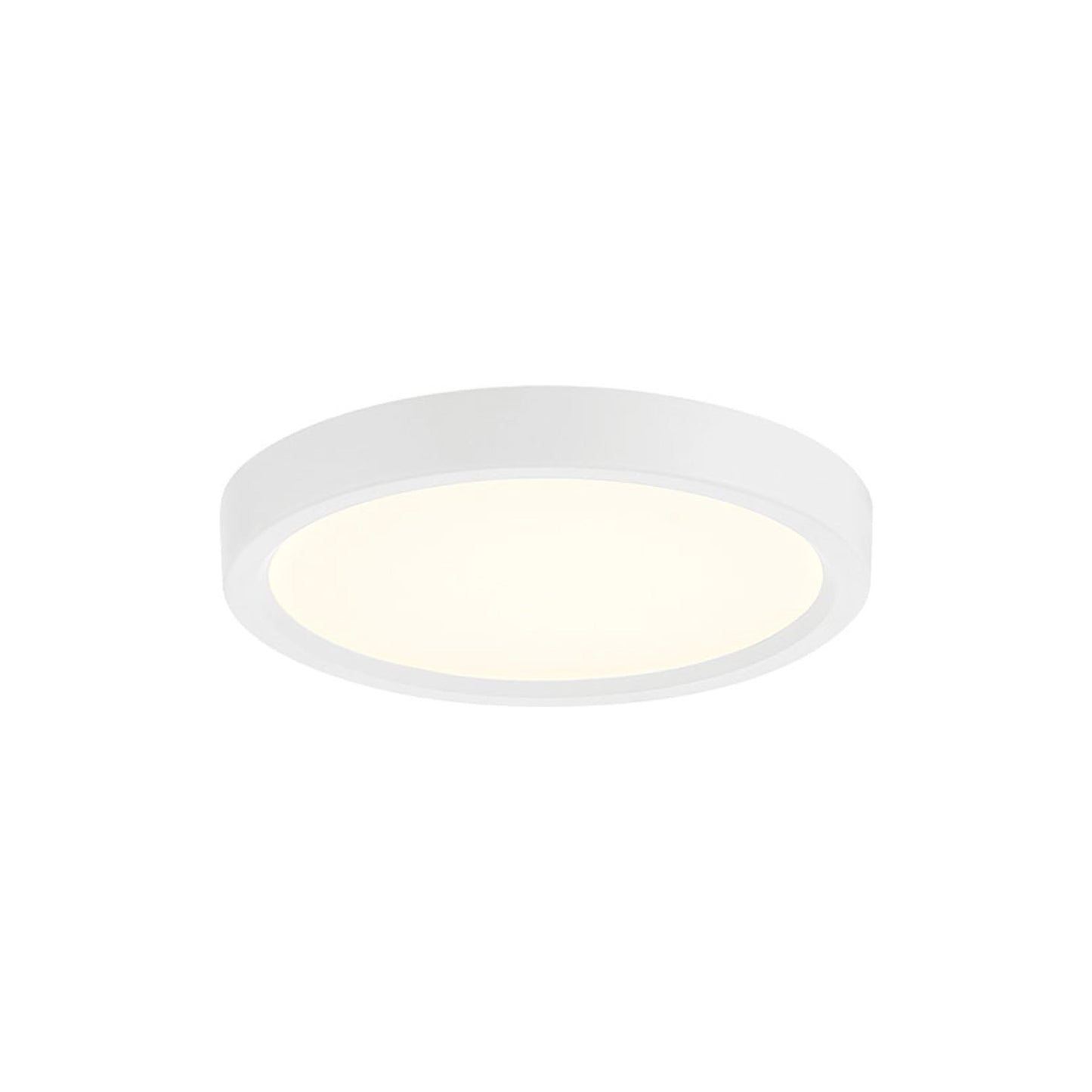 Artemis LED Flush Mount Ceiling Light in White (5.38-Inch).
