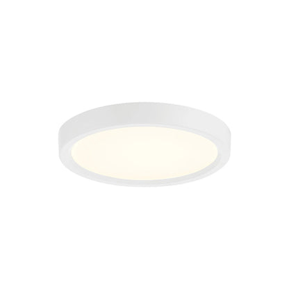 Artemis LED Flush Mount Ceiling Light in White (5.38-Inch).