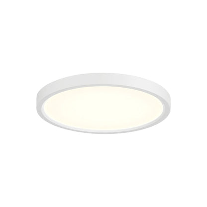 Artemis LED Flush Mount Ceiling Light in White (7.88-Inch).
