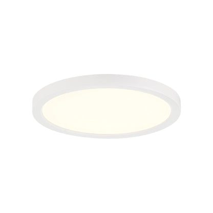 Artemis LED Flush Mount Ceiling Light in White (9-Inch).
