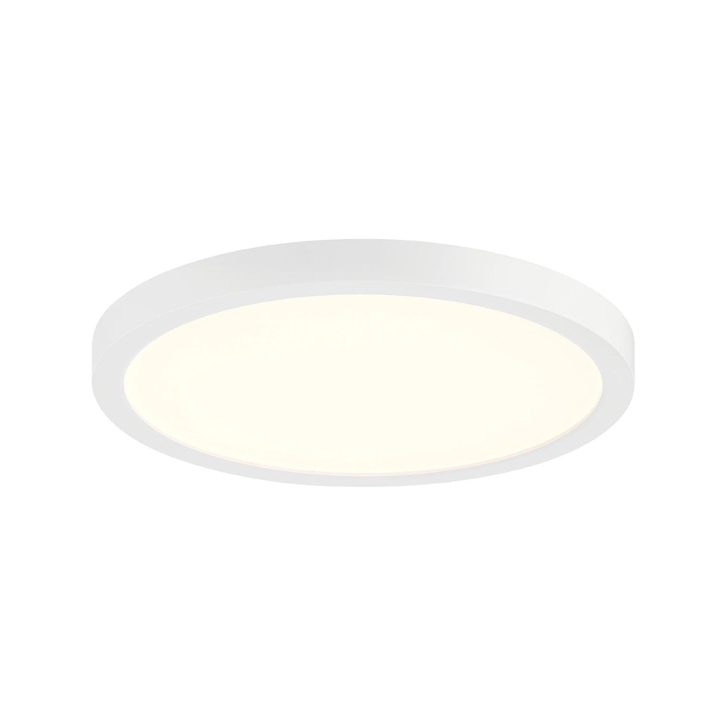 Artemis LED Flush Mount Ceiling Light in White (12-Inch).