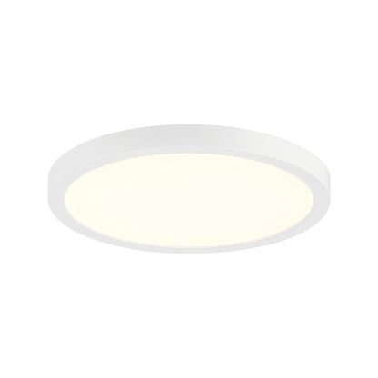 Artemis LED Flush Mount Ceiling Light in White (12-Inch).