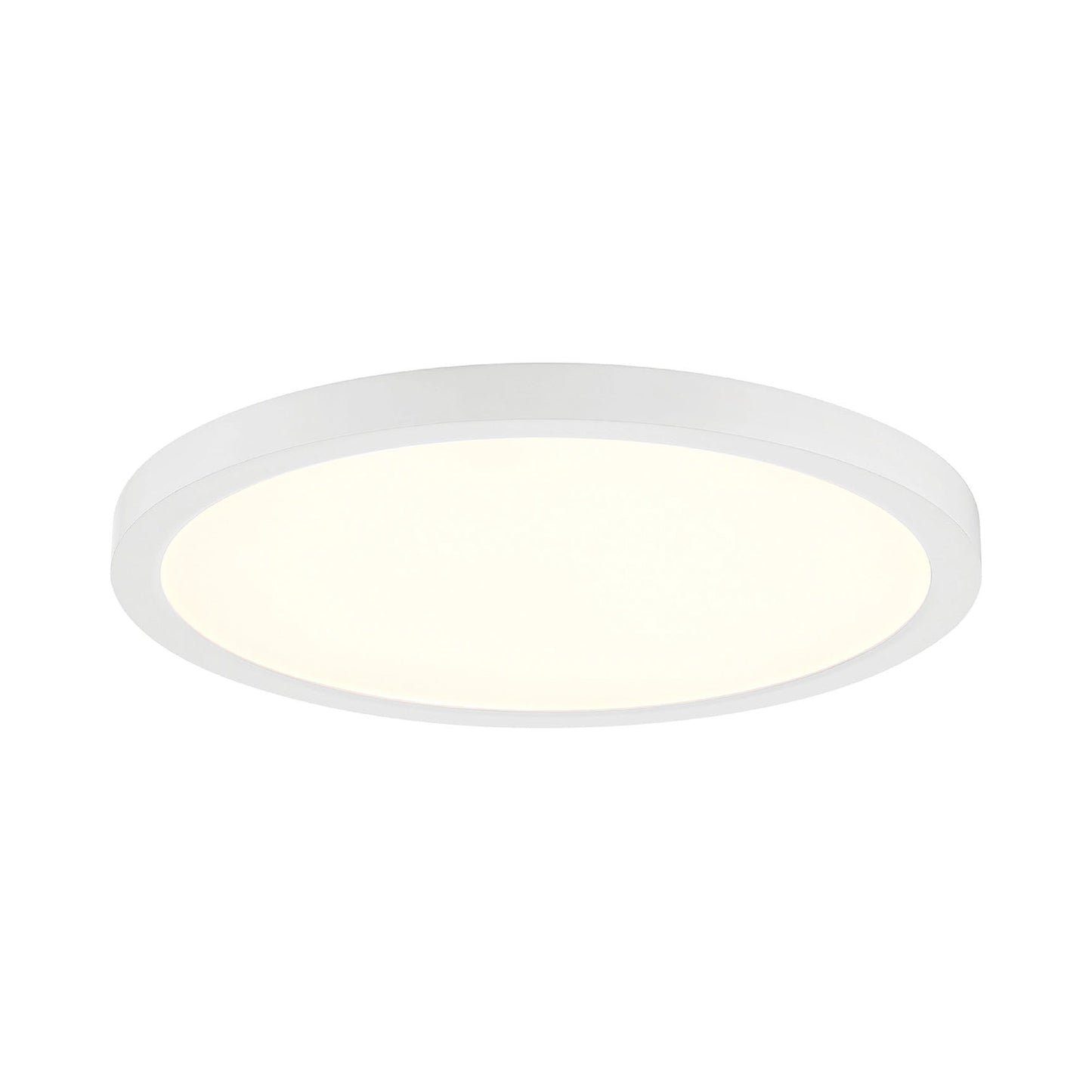 Artemis LED Flush Mount Ceiling Light in White (15-Inch).