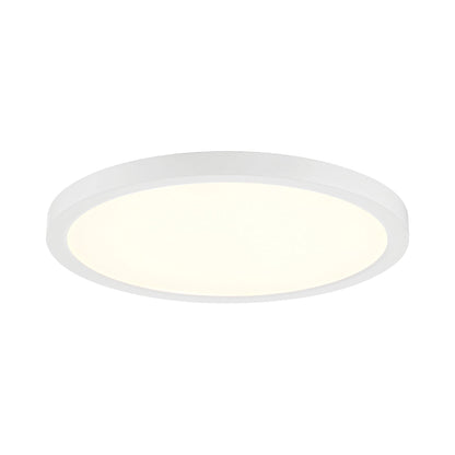 Artemis LED Flush Mount Ceiling Light in White (15-Inch).