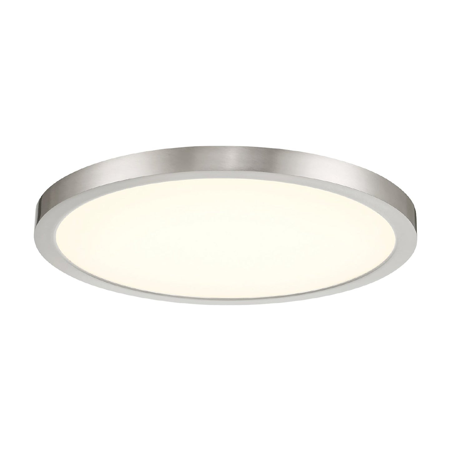Artemis LED Flush Mount Ceiling Light in Brush Nickel (19.63-Inch).