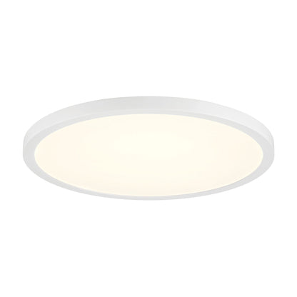 Artemis LED Flush Mount Ceiling Light in White (19.63-Inch).