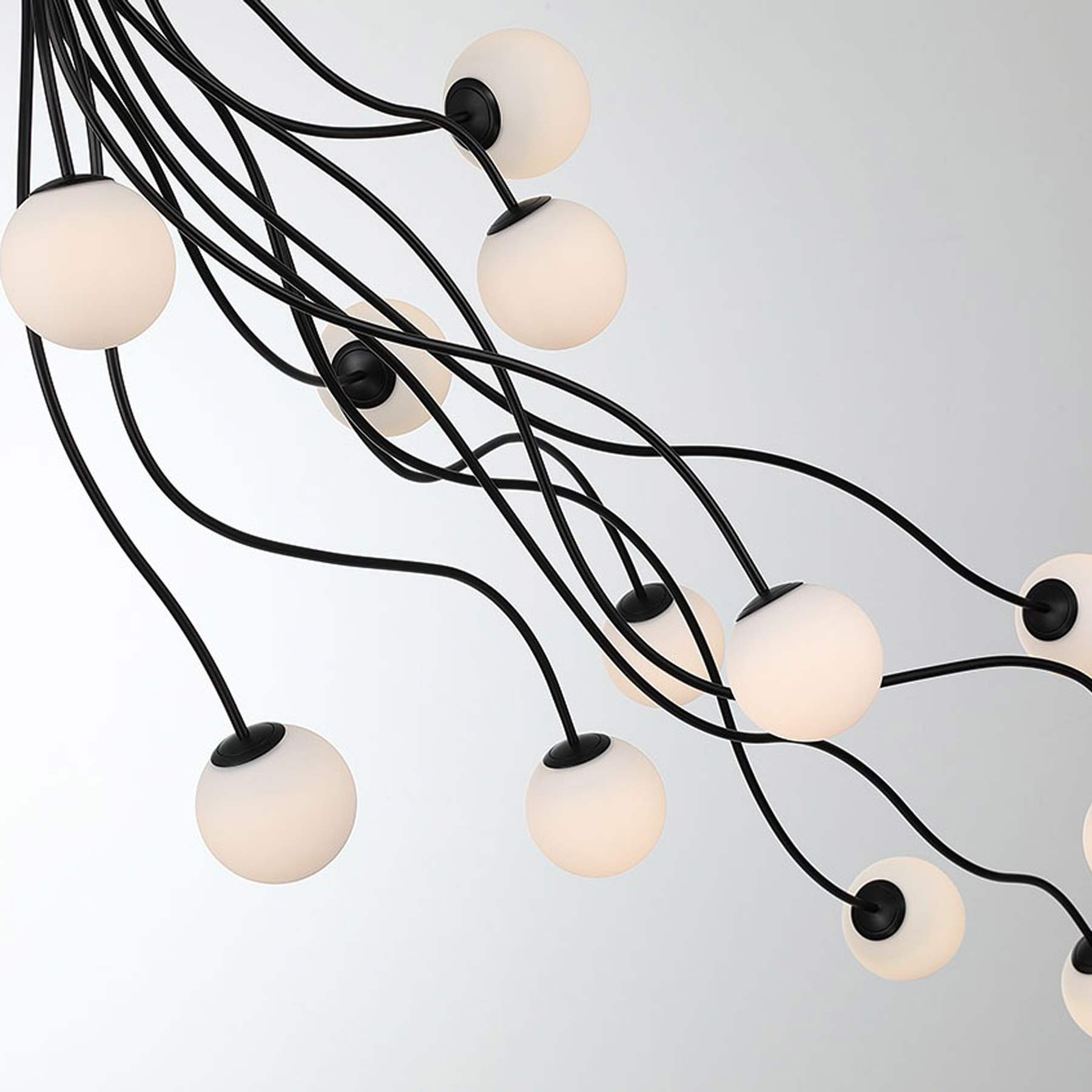 Athena LED Flush Mount Ceiling Light in Detail.