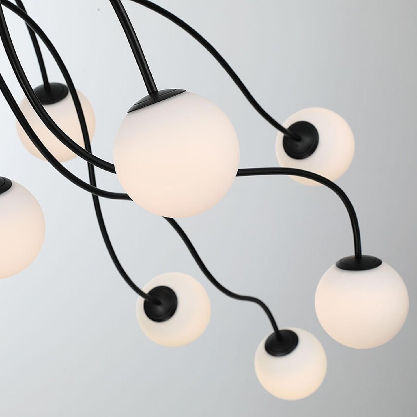 Athena LED Flush Mount Ceiling Light in Detail.