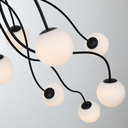 Athena LED Flush Mount Ceiling Light in Detail.